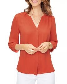 NYDJ Pintuck-Back Blouse Women - Bloomingdale s at Bloomingdales